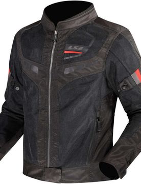Giubbotto Moto Donna GARDA AIR LADY Nero Rosso taglia XS