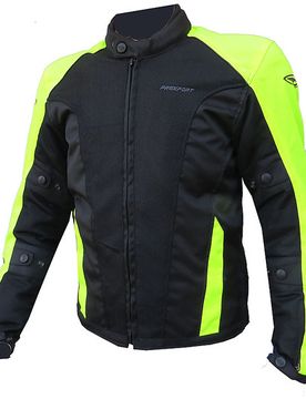 Giubbotto Moto Estivo In Tessuto Eclipse Nero Giall taglia S