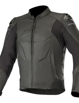 Giubbotto Moto In Pelle CALIBER Nero taglia 50
