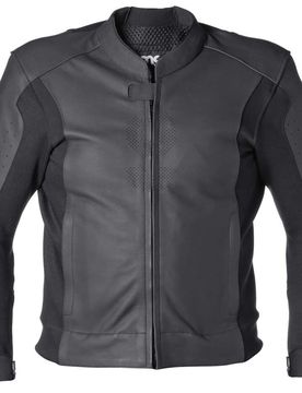 Giubbotto moto in Pelle Giacca di pelle GS-1 Nero taglia 58