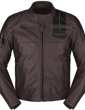 Giubbotto Moto Pelle ROAR Vinaccia nero taglia 58