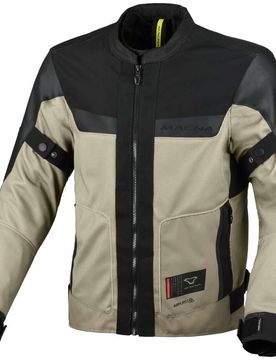Giacca Moto Empire 2.0 Taupe Nero taglia S