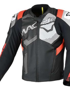 Giacca Moto Ignite Nero Rosso Bianco taglia 58