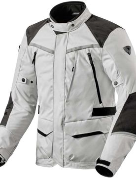 Giacca Moto Touring VOLTIAC 3 H2O Argento Nero taglia S