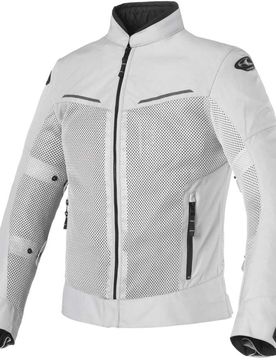 Giacca Moto Traforata TROPICA Grigio Nero taglia 2XL