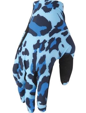 Guanti Moto Cross Enduro Sportmode Cheetah Blu Azzurro taglia XS