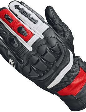 Guanti Moto Misawa Nero Bianco Rosso taglia 7