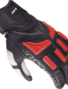 Guanti Moto RAVIN MAN Nero Rosso taglia 2XL