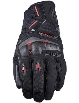 Guanti Moto Racing TFX1 Short Airflow Nero Rosso taglia S