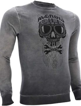 Felpa Casual SP CLUB ROADRACE Grafite taglia S
