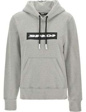 Felpa Casual LOGO 2 HOODIE LADY Melange Grigio taglia XS