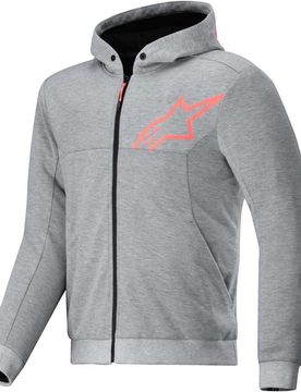 Felpe CHROME V2 SPORT Grigio Rosso Fluo taglia M