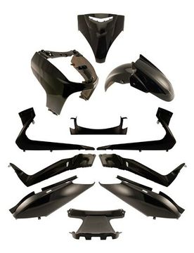 Kit Set Carene Nere 11Pz. Per yamaha X-MAX (2005-2009) taglia unic
