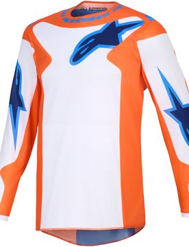 Maglia Moto Cross Enduro FLUID GRID Arancione Bl taglia S