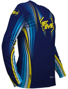 Maglia Moto Cross MERCURY Blu taglia S