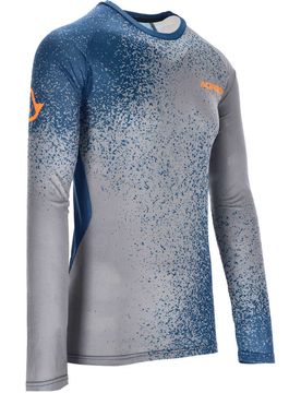 Maglia da Motocross Enduro X-DURO 2.0 Blu Grigio taglia M