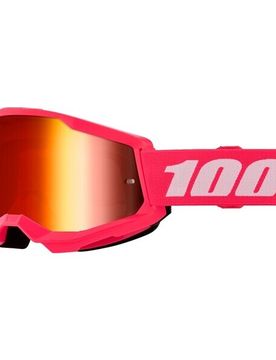 Maschera Moto Cross Enduro STRATA 2 PINK Lente Specchio taglia un