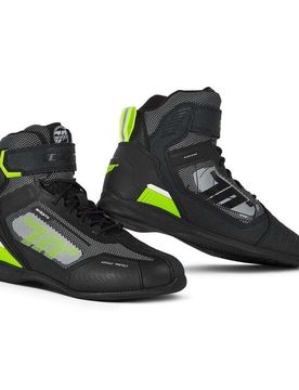 Scarpe Moto Degrees SD-BR2 VELOCE Nero Giallo Fluo taglia 40