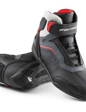 Scarpette Moto Estive STINGER EVO FLOW Nero Bianco Gri taglia 42