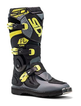 Stivali Moto Cross Enduro Bambino FLAME Nero Lime taglia 33