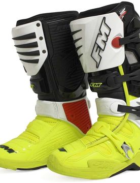 Stivali Noto Cross Enduro TYPHOON 3 Nero Bianco Gi taglia 45