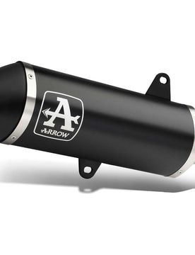 Terminale di Scarico Urban alluminio Dark con fondello taglia un