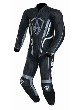 Tuta Moto In Pelle Intera LS1-181376 Nero Bianco taglia 56