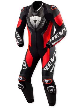 Tuta Moto Intera Hyperspeed 3 Nero Neon Rosso taglia 52