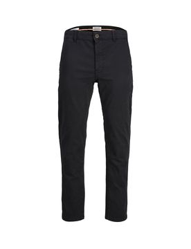 Pantalone chino antracite slim fit in cotone stretch armaturato