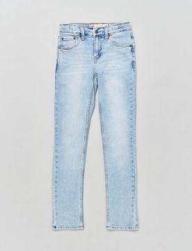 Jeans 510 skinny in cotone stretch a lavaggio chiaro bleach wash