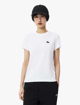 T-shirt sportiva tecnica ultra-dry bianca in cotone