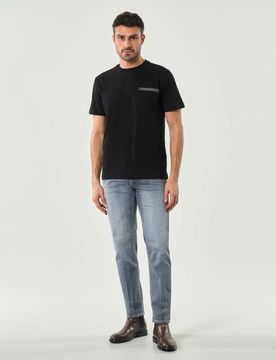 Jacob Cohen Jeans Scott carrot-fit lavaggio grigio super stone washed in cotone elasticizzato