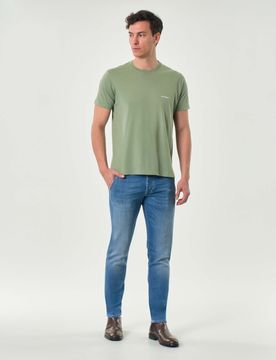 Jeans Newelias Zaphire lavaggio medio stone washed con tasca america