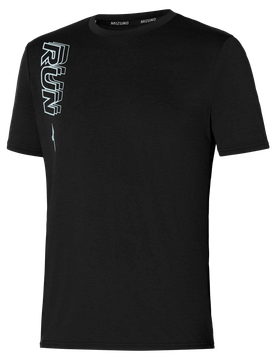 Mizuno CORE RUN T-SHIRT Black Men