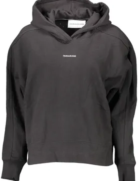 Damen Langarm-Kapuzen-Sweatshirt Schwarz J20J215462_NERO_BEH