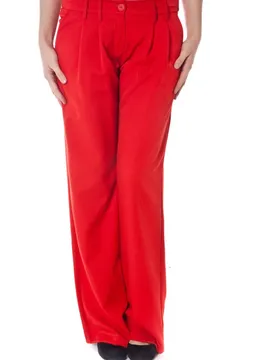 Damen 2-TASCHEN-HOSE Rot 6075_ROSSO_ROSSO