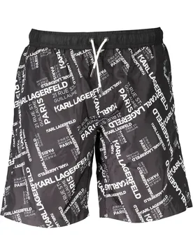 Herren Long Sea Boxer Schwarz KL20MBL01_NERO_BLACK
