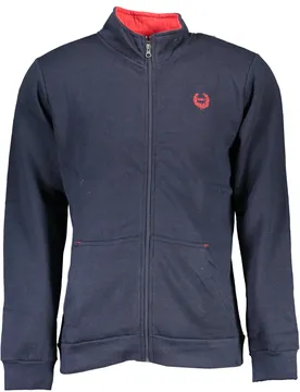 Herren Langarm-Sweatshirt Blau AU00595-FOSSILE_BLU_NIGHT-BLUE
