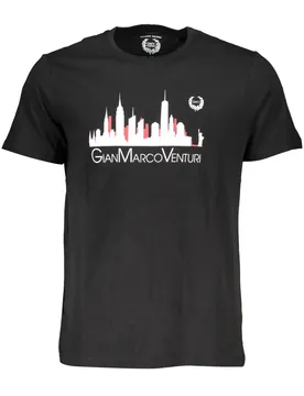 Herren Kurzarm-T-Shirt Schwarz AU00782-ALVARO_NERO_BLACK