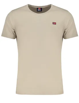 Herren KURZARM-T-Shirt Beige 836016_BESAND