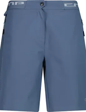 Free Bike Bermuda With Inner Mesh Underwear Damen Tights, blau 44