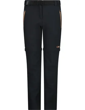 Zip Off Pant Mädchen Steghose, grau 116