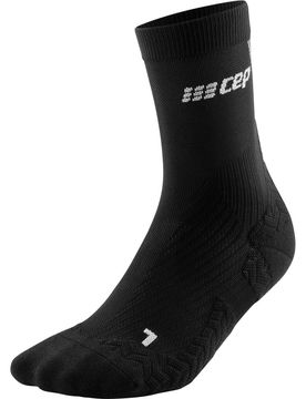 Ultralight Mid-Cut Damen Socken, schwarz IV
