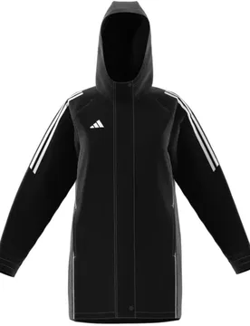 Tiro24 Stadium Parka Damen Fußballjacke, schwarz 2XL