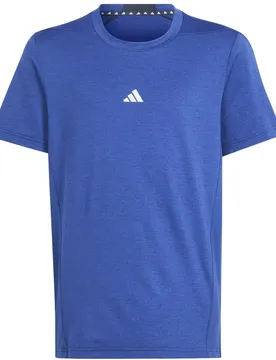 Training Aeroready Heather Jungen T-Shirt, blau 152