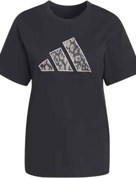 Animal Graphic Damen T-Shirt, schwarz L