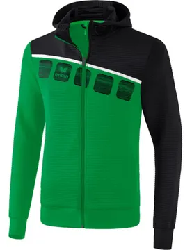 C mit Kapuze Kapuzensweater, grün S