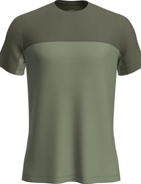 Merino Blend 125 Cool-Lite™ Sphere Colour Block Herren T-Shirt, grün S