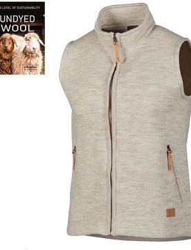 Nls Barley vest Herren Weste, weiß XL