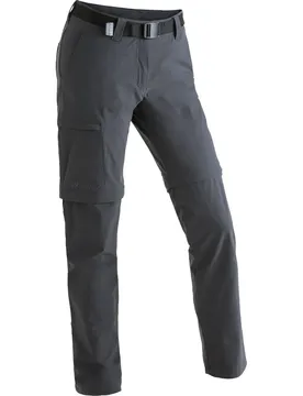 Inara slim Zip Damen Hose, grün 24